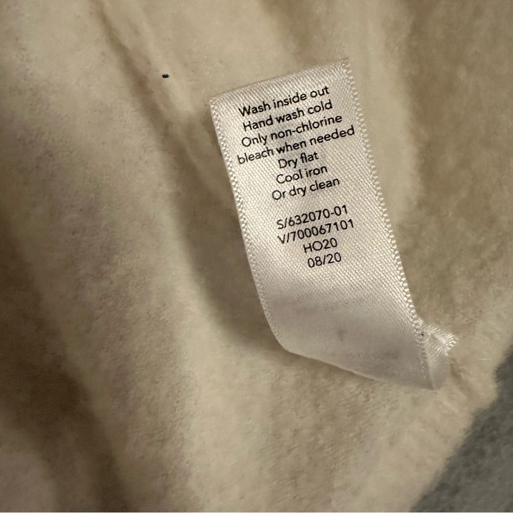 Athleta cream relaxed sweater size L - Picture 6 of 6